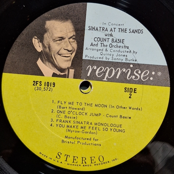 SINATRA AT THE SANDS LP vinyl - Picture 9 of 13